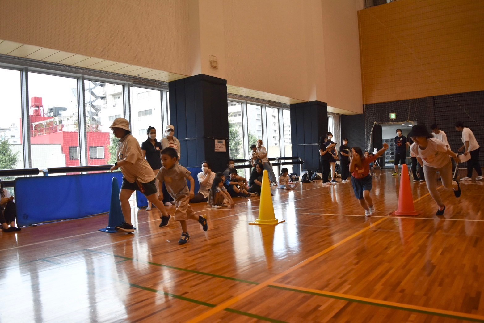 8月10日　大学生とのミニ運動会①