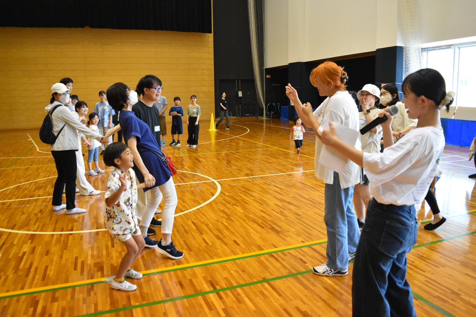 8月10日　大学生とのミニ運動会①