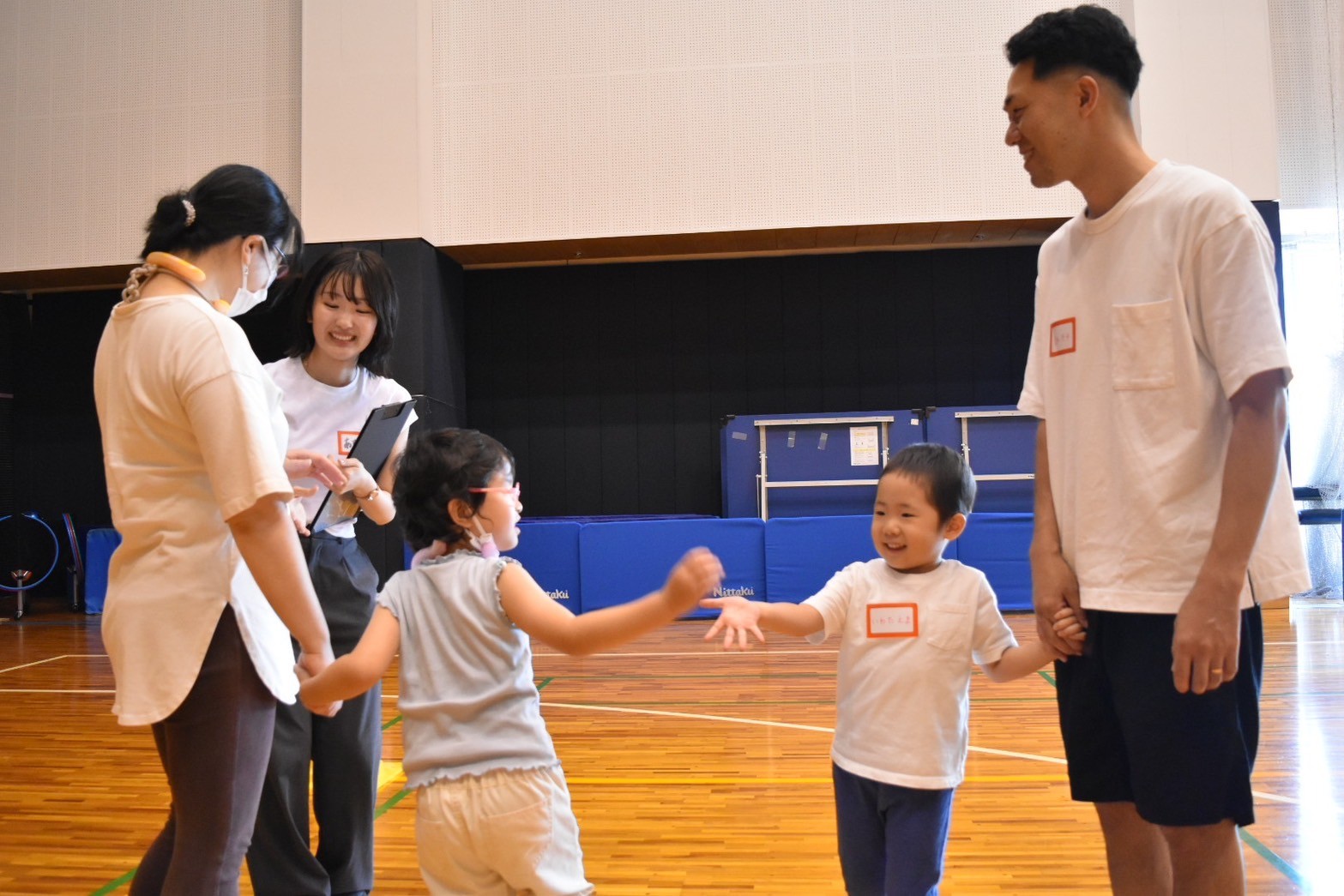 8月10日　大学生とのミニ運動会①