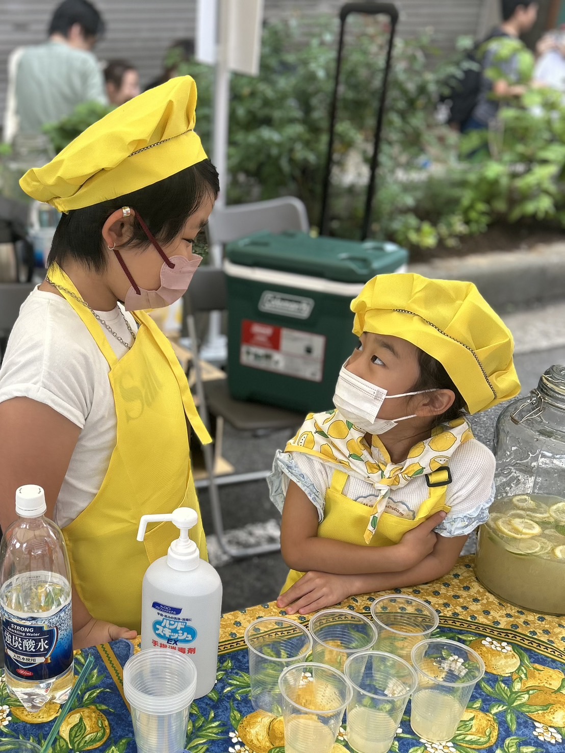 １０月６日　八千代市のお祭りでのレモネードスタンド参加