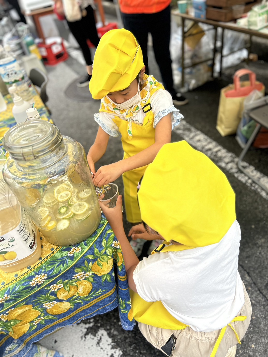 １０月６日　八千代市のお祭りでのレモネードスタンド参加