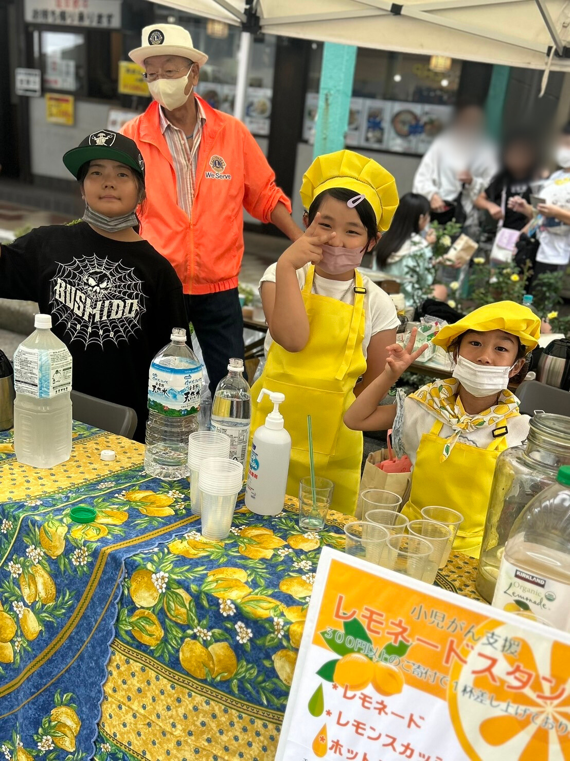 １０月６日　八千代市のお祭りでのレモネードスタンド参加