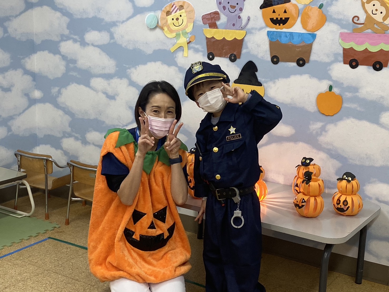 10月30日　千葉県こども病院　Happy Halloween！！